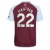 Aston Villa Ian Maatsen #22 Hjemmedrakt 2024-25 Kortermet